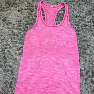 Bright pink lulu tank